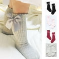 thumbnail image 3 of DuAnyozu Baby Girls Knee Long Socks Tights Long Cotton Leg Warmer Stockings, 3 of 3