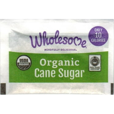 Wholesome Sweeteners Organic Cane Sugar Packet, 2. 6 Gram -- 1000 per case.