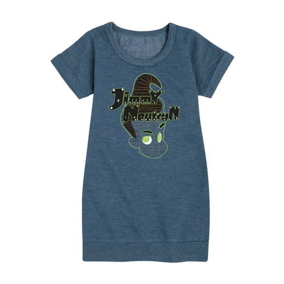 Jimmy Neutron - Gotta Blast - Toddler And Youth Girls Fleece Dress