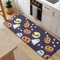thumbnail image 5 of Halloween Ghost & Pumpkin Pattern Kitchen Rug Mat,Kitchen Runner Rugs Non Skid Washable,Decorative Kitchen Floor Mats for Kitchen,Sink,Laundry,17"x47.2", 5 of 7