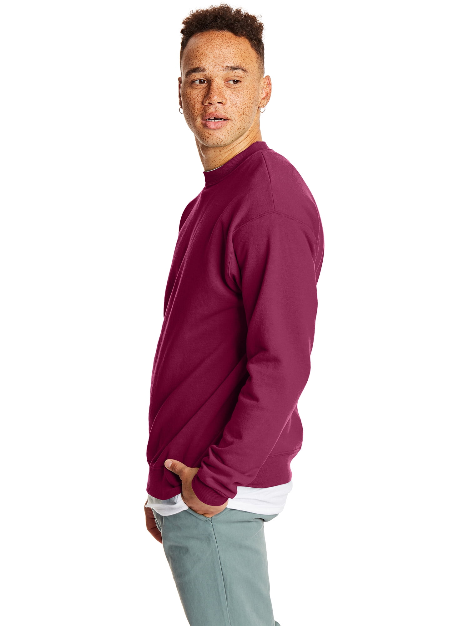 Hanes Men's and Big Men's EcoSmart Fleece Sweatshirt, Sizes S-5XL