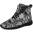 thumbnail image 5 of Aidianart Mens Skull High Top Shoes High Top Sneakers Size 9, 5 of 5