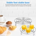 thumbnail image 4 of 2 Pcs Steam Rack Round Cooling Rack Stainless Steel Steaming Rack Steam Tray Steamer Stand for Pot, 4 of 8