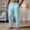 Light Blue, variant on HaCpiu Men's Loose Fit Jogger Pants, Solid Elastic Waist Sweatpants with Pockets, Casual Soft Fleece Track Cuff Gym Trousers, Army Green L