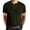 Army Green, variant on VANLOFE Men's Tees Men Short-Sleeve Beefy Muscle Basic Solid Pure Color Blouse Tee Shirt Top Short Sleeve for Mens Dark Blue