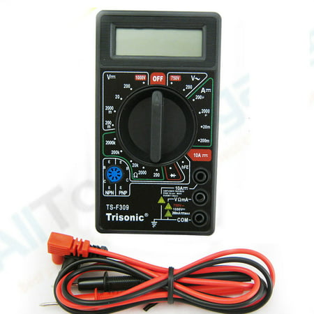 Portable Digital Multimeter Lcd AC DC Voltage Electronic Meter Tester