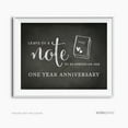 thumbnail image 1 of Time Capsule - Leave Us A Note Vintage Chalkboard Wedding Party Signs, 1 of 2