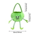 thumbnail image 3 of Rggeeun Halloween Kids Candy Bags for Party Favors Cute Tote Bag Large Capacity with Soft Handle Straps Boys and Girls Handbags,Green, 3 of 4