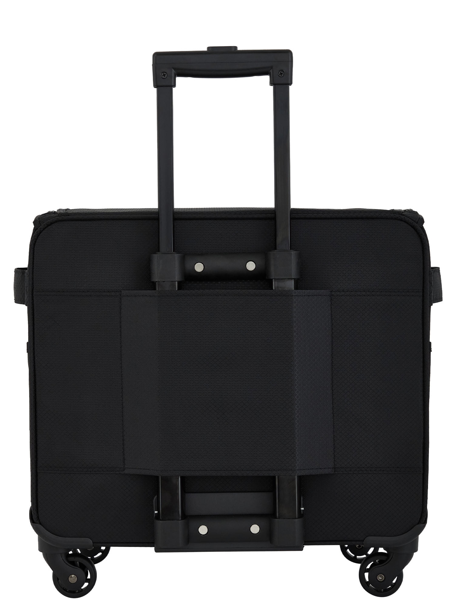 Travelers Club 17-inch Travel Rolling 4-Wheel Sewing Machine Bag, Black