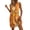 Orange, variant on Levmjia Women's Summer Sleeveless V Neck Floral Print Mini Dress Casual Pocket Loose Fit A Line Swing Dress Beach Vacation Daily Wear