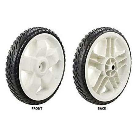 137-4837p Lawn Mower Rear Wheel - 11 Inch Replacement Wheel - Durable Rubber Tire for Mower Decks - Fits Craftsman, Husqvarna & More