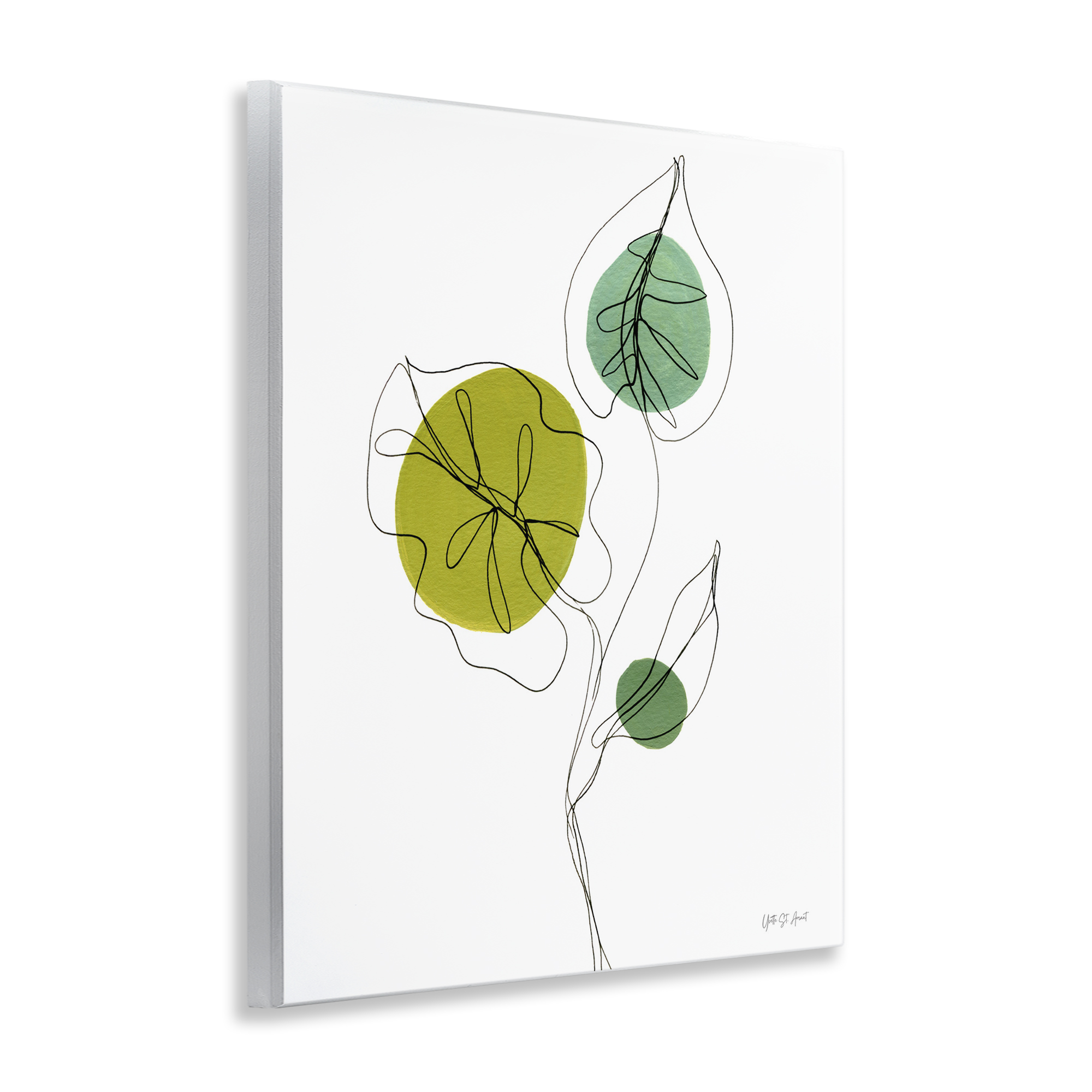 Stupell Industries Leafy Garden Delight Botanical & Floral Painting Unframed Art Print Wall Art, 11 x 14