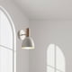 thumbnail image 2 of Aplique de pared nórdico, lámpara de aplique E27, lámpara de noche, decorativa, iluminación, Blanco, 2 of 7