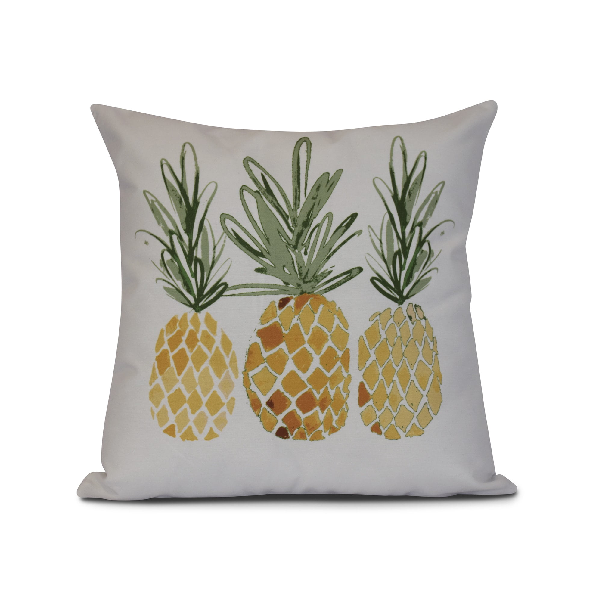 Simply Daisy, 3 Pineapples, Geometric Print Pillow
