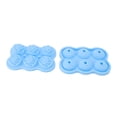 thumbnail image 2 of 6 Rose Ice Cubes Tray, Lightweight Multifunctional Rose Ice  Tray Non Odor  For Party Blue, 2 of 8