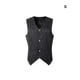 thumbnail image 3 of Qarigey Chaleco de estilo Medieval Vintage de Halloween, chaleco de moda de Color sólido para hombre, traje de fiesta para hombre, traje Abrigos y chamarras Negro S, 3 of 6