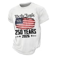 thumbnail image 2 of Iaqnaocc 250th Anniversary Usa Shirt for Men Vintage Usa 250th Anniversary Shirt T-Shirt Independence Day Crew Neck Anniversary Summer Independence Day 250 Anniversary Shirt White 2XL, 2 of 4