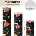 thumbnail image 4 of Red Mushroom Butterfly Black Pattern Kitchen Rugs Sets Of 3,Kitchen Runner Rugs Non Skid Washable,Decorative Kitchen Floor Mats for Kitchen,Sink,Laundry,17"x30"+ 17"x47" + 17"x59", 4 of 6