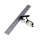 thumbnail image 1 of Kit de Juego de Escuadra de Combinación de Ingenieros Ajustables Regla de Ángulo Recto GD 300 mm 12 Para Carpintería, 1 of 7
