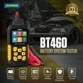 thumbnail image 3 of AUTOOL BT460 Automotive Battery Load Tester, 12V/24V Car Battery Analyzer, 30-2000CCA Charging Cranking System Tester W/ 2.8" Color Screen 14 Language for Car Truck RV Boat, 3 of 13