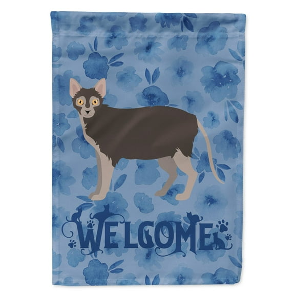 Carolines Treasures CK4911GF Lykoi 1 Cat Welcome Flag Garden Size Small multicolor