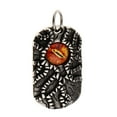 thumbnail image 1 of de Identificación de Acero Inoxidable con de Imitación de Cristal Colres Joyería Punk Moda Unisex Zulema Colgante de la etiqueta de perro del mal de ojo, 1 of 6