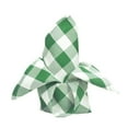 thumbnail image 5 of Efavormart 25 Pack | Green/White Buffalo Plaid Cloth Dinner Napkins, Gingham Style | 15"x15", 5 of 10