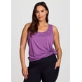 thumbnail image 3 of RBX Active Plus Size Women's Twist Back Soft Relaxed Tank Top Tunic, 3 of 9
