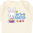 thumbnail image 4 of Inktastic My 1st Easter with Bunny and Easter Basket Boys Long Sleeve Baby Bodysuit, 4 of 5