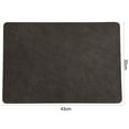 thumbnail image 6 of Ludlz Light Luxury Solid Placemat Faux Leather High Elastic Soft Touch Easy to Clean Heat-Insulated Plate Bowl Pad Table Decoration, 6 of 8