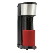 Eternal Kitchen Ideas Single Serve Coffee Maker, Fast Fresh & Easy Brewing Stainless Steel, White