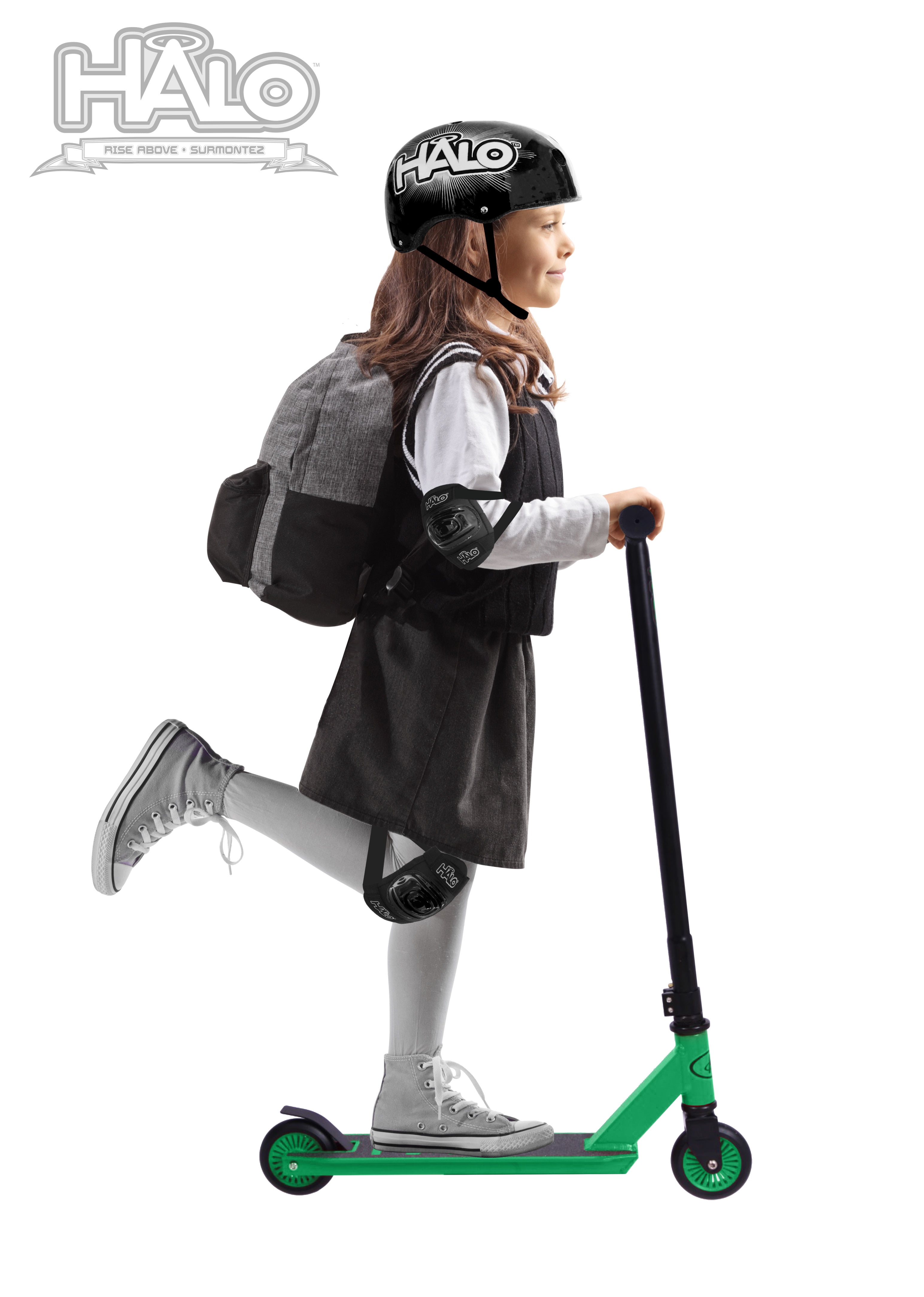 HALO Supreme Stunt Scooter - Green