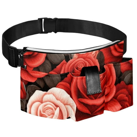 

Gardening Tools Belt Bags Adjustable Waist Bag Hanging Pouch Portable Dogs Walking Bag Roses