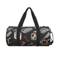 thumbnail image 2 of Gaeub Japanese Sushi Hashi Lightweight Travel Cylinder Bag Gym Tote Bag Sports Training Duffle Bag with Pockets and Straps, 2 of 8