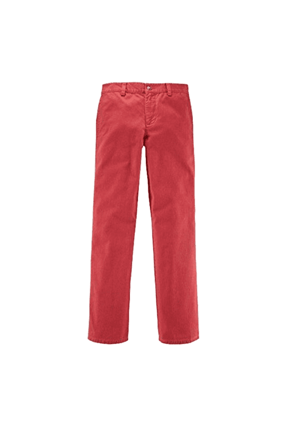 Childrens Flat Front Chino Cropped Pants, Nantucket Red, Size 18
