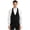 Black, variant on Mens Sequins Suit Vest Formal V-neck Backless Shiny Waistcoat Prom Party Tuxedo Vests Black M