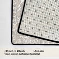 thumbnail image 6 of Washable Vintage Kitchen Mat 31"x20" Non Slip Soft Plush Low Profile Kitchen Rug, Distressed Medallion Oriental Style Sink Mat for Laundry Room Bedroom Office, 6 of 6