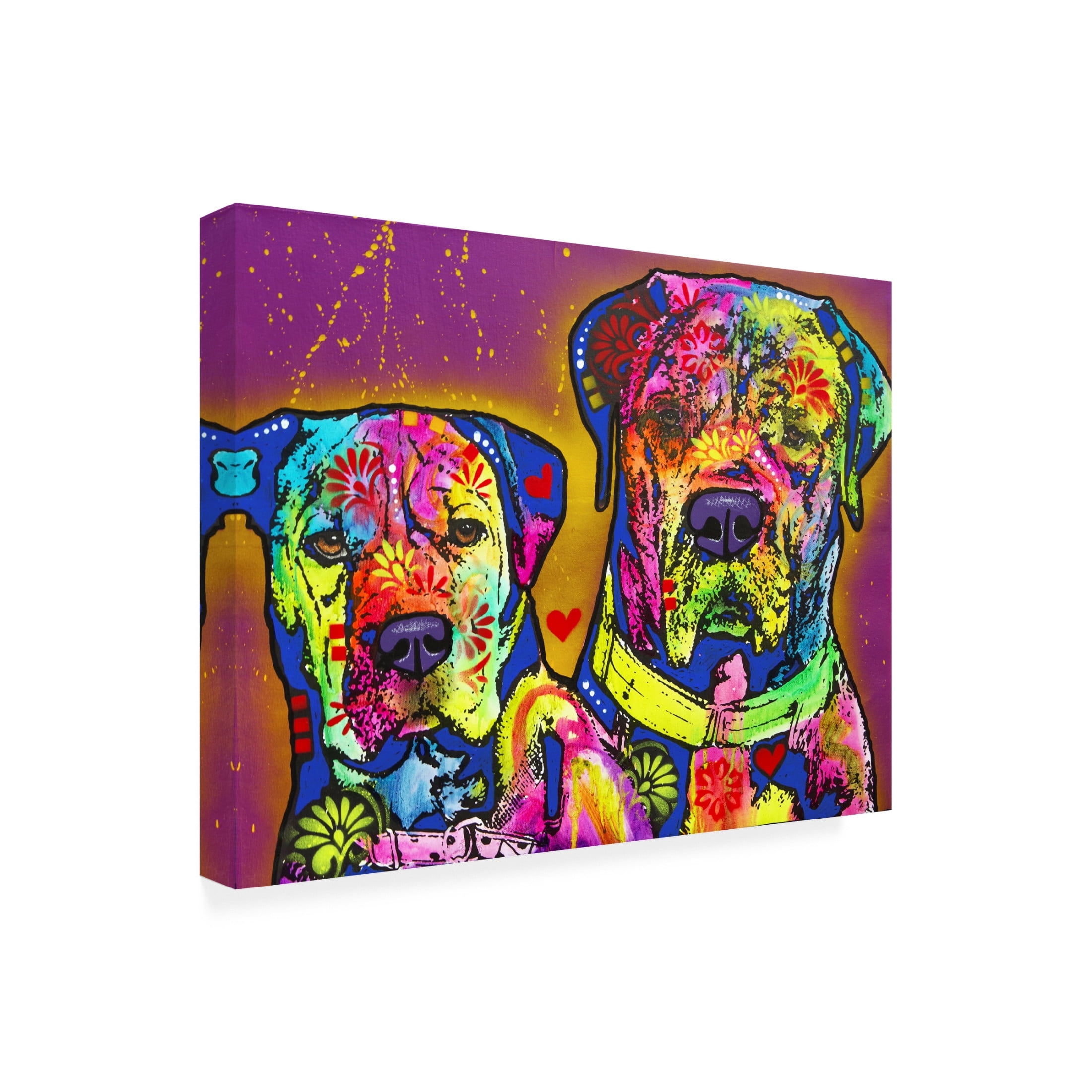 Canvas Wall Art - Dean Russo 'Pair' Wall Art for Living Room, Bedroom, or Office Décor by Trademark Fine Art - 32 x 24 Inches