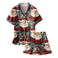 thumbnail image 4 of Little Girls Nine Month Girl Boy Kids Robes Kids Robe Children Bath Robes Girls Girl 4 For Children Shirt And Pant Matching Set Sleepwear Set With Pockets For Christmas Red 4-5 Years, 4 of 4