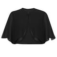 thumbnail image 5 of TAIAOJING Womens Open Front Cardigans Short Sleeve Sheer Open Front Chiffon Shrug Top Outwear Coat, 5 of 7