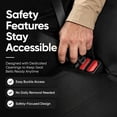 thumbnail image 5 of FLORAY Universal Car Seat Covers Full Set, 3D Breathable Mesh Auto Seat Protectors for Sedans & Compact SUVs, Airbag Compatible, Black & Gray, 5 of 8