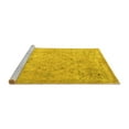 thumbnail image 2 of Ahgly Company Machine Washable Indoor Rectangle Persian Yellow Traditional Area Rugs, 3' x 5', 2 of 4