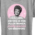 thumbnail image 3 of Golden Girls - Crying Is For Plain Women - Women's Short Sleeve Graphic T-Shirt, 3 of 5