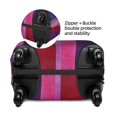 thumbnail image 5 of Multi-Size Suitcase Protective Cover Full Range Double Stitching Invisible Zipper For Travel Business Mediumvioletred Stripe_4 Medium, 5 of 8