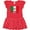 Red with Polka Dots, variant on Inktastic Italian Soccer Girls Toddler Dress