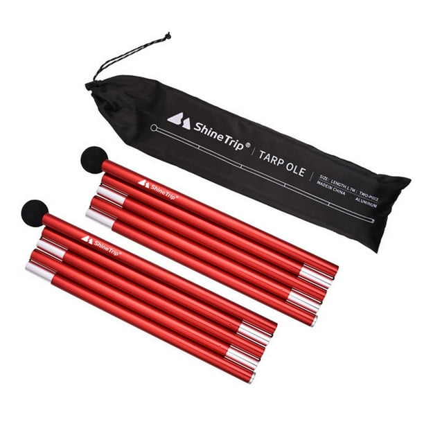 Folding Canopy Pole Outdoor Aluminium Alloy Tent Support Rods Beach