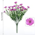 thumbnail image 3 of Artificial Hanging Flowers Plant Vine Faux Flowers for Garden Yard Porch Patio Wedding Wall Home Outdoor Decoration/Violet Artificial Flowers-Flower Arrangement Home Artificial Flowers Wall Hanging, 3 of 4
