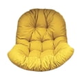 thumbnail image 4 of Cojín para silla de columpio, grueso y cómodo, para porche Amarillo, 4 of 8