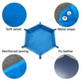 thumbnail image 4 of Plateau à dés Pliant Plateau à dés Roulant avec Doublure en Velours Extérieur Boîte de Rangement pour Jeux de Table dés en Métal, 4 of 9