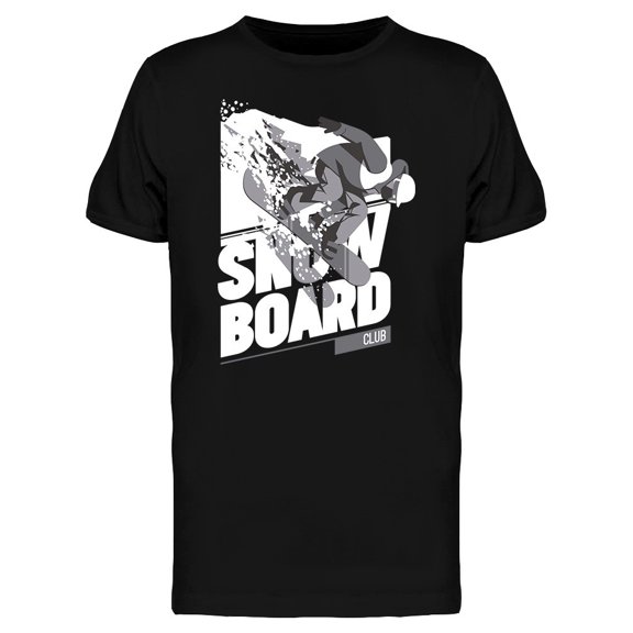 Free Ride Snowboarder In Motion Tee Men's -Image by Shutterstock